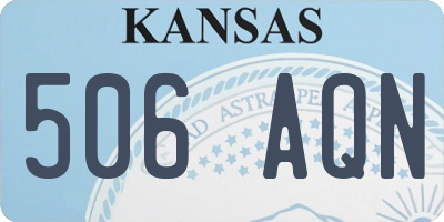 KS license plate 506AQN