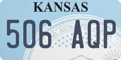 KS license plate 506AQP