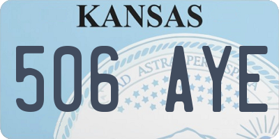 KS license plate 506AYE