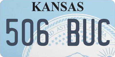 KS license plate 506BUC