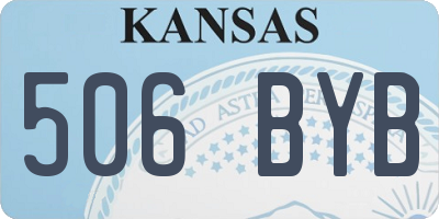 KS license plate 506BYB
