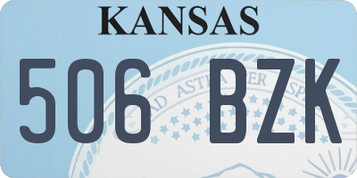 KS license plate 506BZK