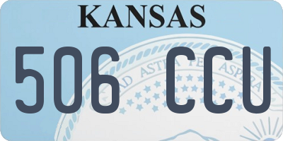 KS license plate 506CCU
