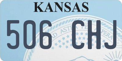 KS license plate 506CHJ