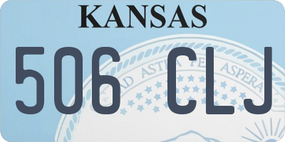 KS license plate 506CLJ