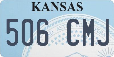KS license plate 506CMJ