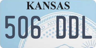 KS license plate 506DDL