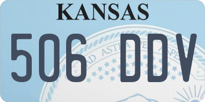 KS license plate 506DDV