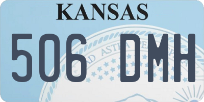 KS license plate 506DMH