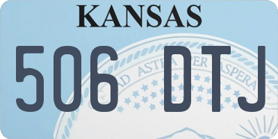KS license plate 506DTJ