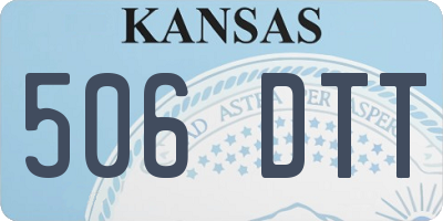 KS license plate 506DTT