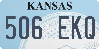 KS license plate 506EKQ