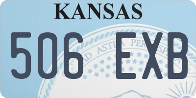 KS license plate 506EXB