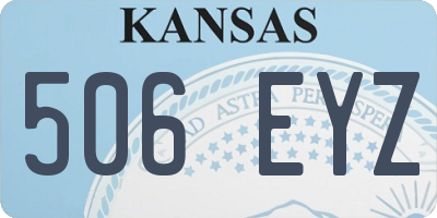 KS license plate 506EYZ