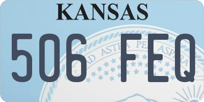 KS license plate 506FEQ