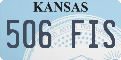 KS license plate 506FIS