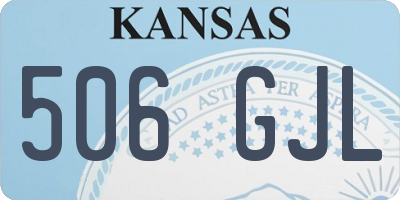 KS license plate 506GJL