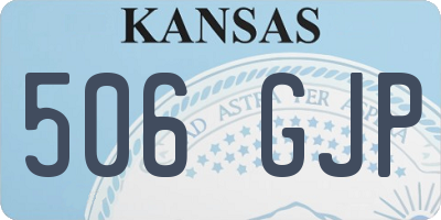 KS license plate 506GJP