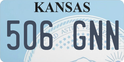 KS license plate 506GNN