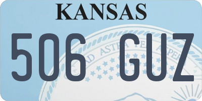 KS license plate 506GUZ