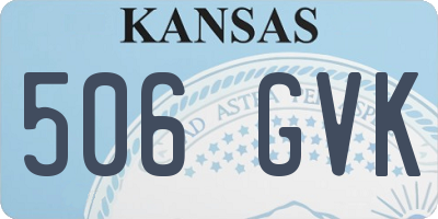 KS license plate 506GVK