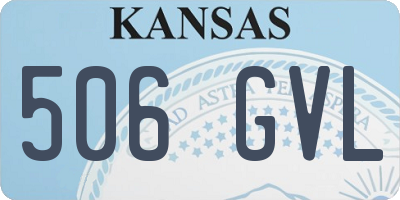 KS license plate 506GVL