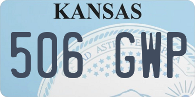 KS license plate 506GWP