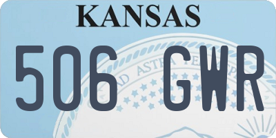 KS license plate 506GWR