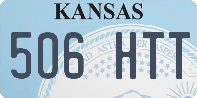 KS license plate 506HTT