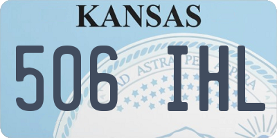KS license plate 506IHL