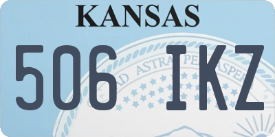 KS license plate 506IKZ