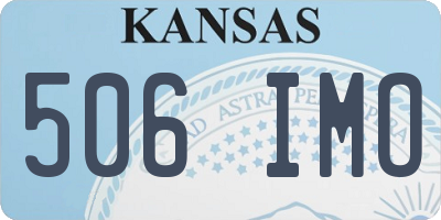 KS license plate 506IMO