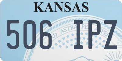 KS license plate 506IPZ