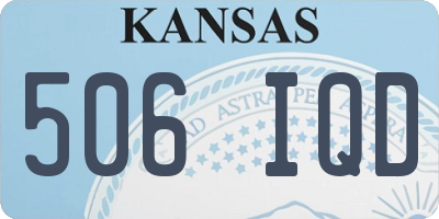 KS license plate 506IQD