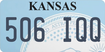 KS license plate 506IQQ