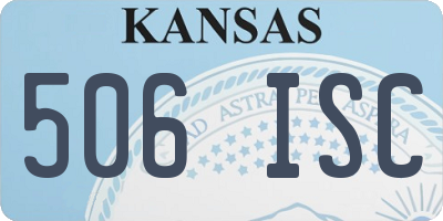 KS license plate 506ISC