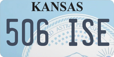 KS license plate 506ISE