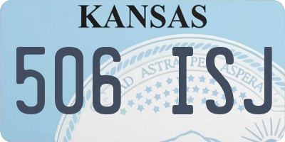 KS license plate 506ISJ