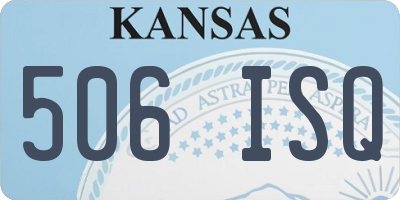 KS license plate 506ISQ