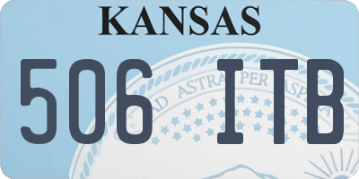 KS license plate 506ITB