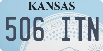 KS license plate 506ITN