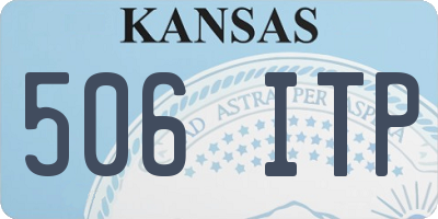 KS license plate 506ITP