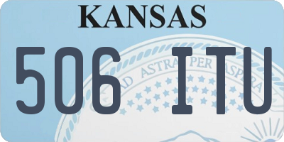 KS license plate 506ITU