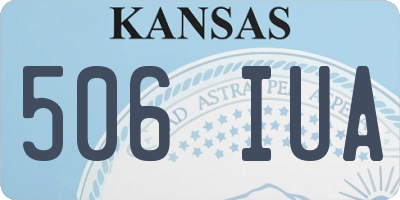 KS license plate 506IUA