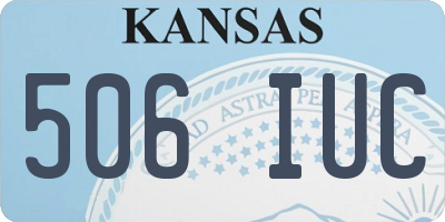 KS license plate 506IUC