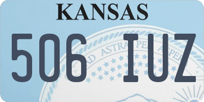 KS license plate 506IUZ
