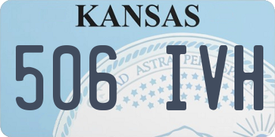 KS license plate 506IVH