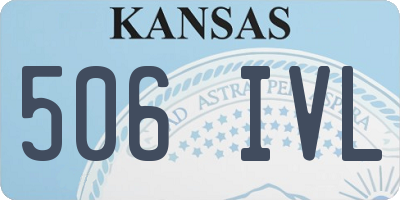 KS license plate 506IVL