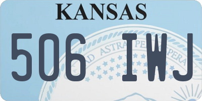KS license plate 506IWJ