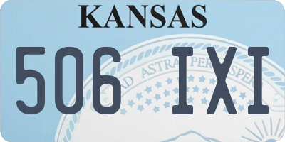 KS license plate 506IXI